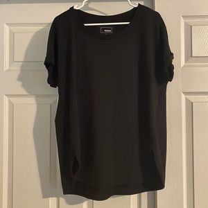 Comfy shirt sleeve sweater shirt